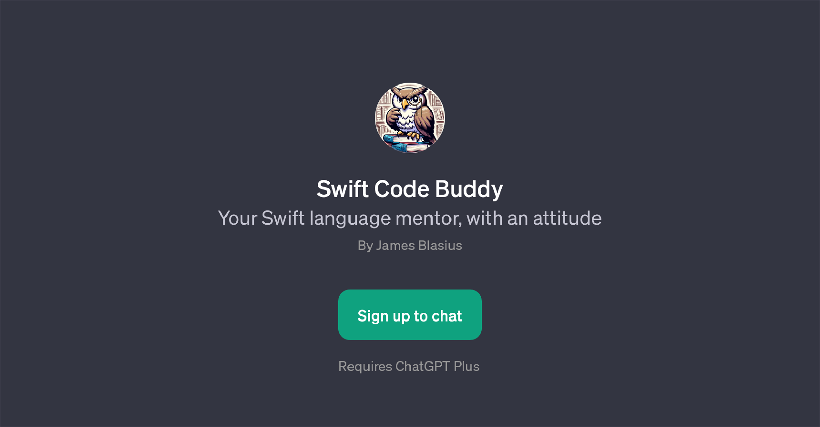 Swift Code Buddy website