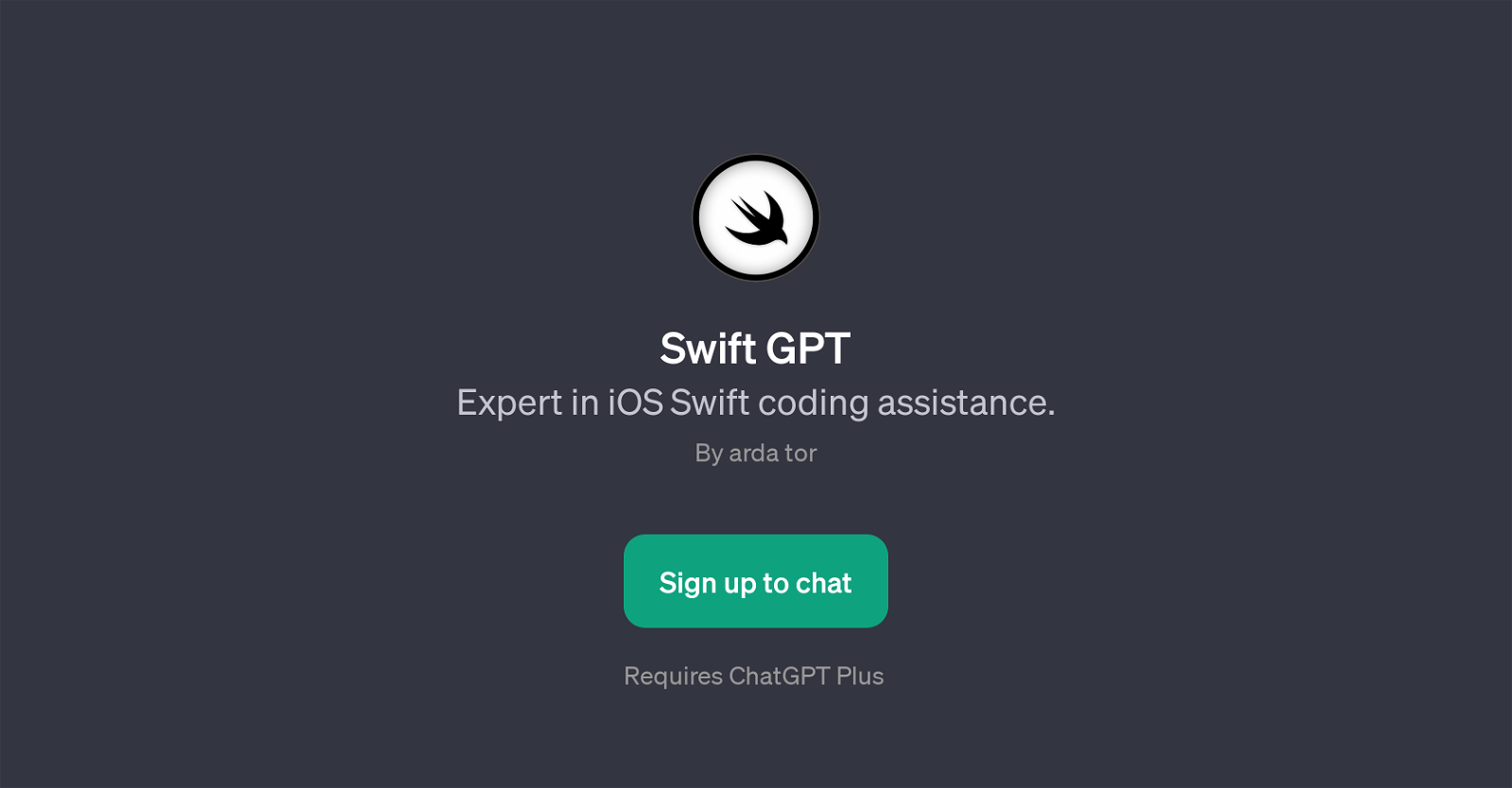 Swift GPT website