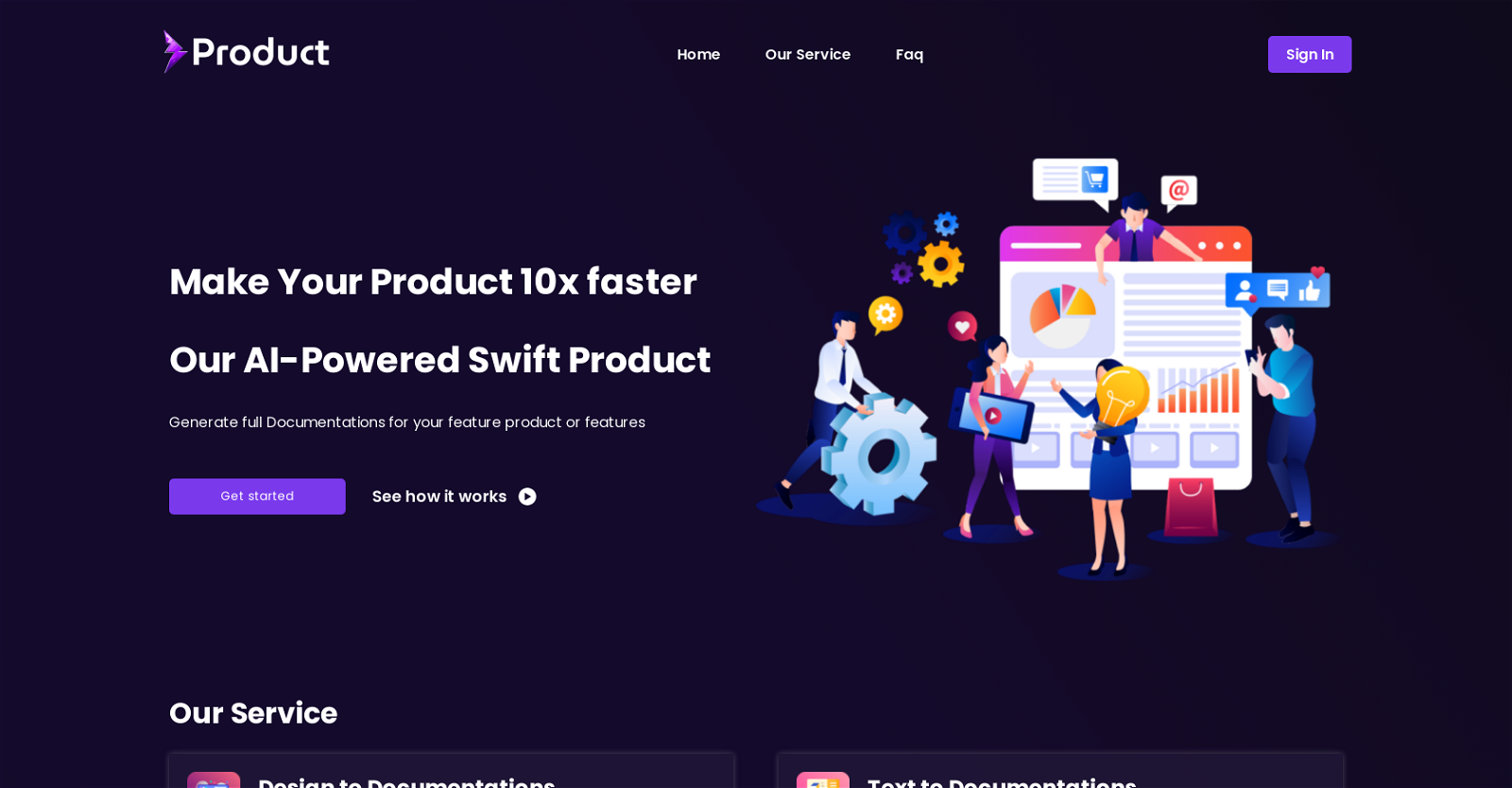 Swift Product website