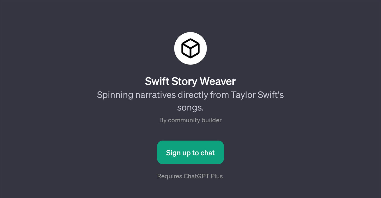 Swift Story Weaver website