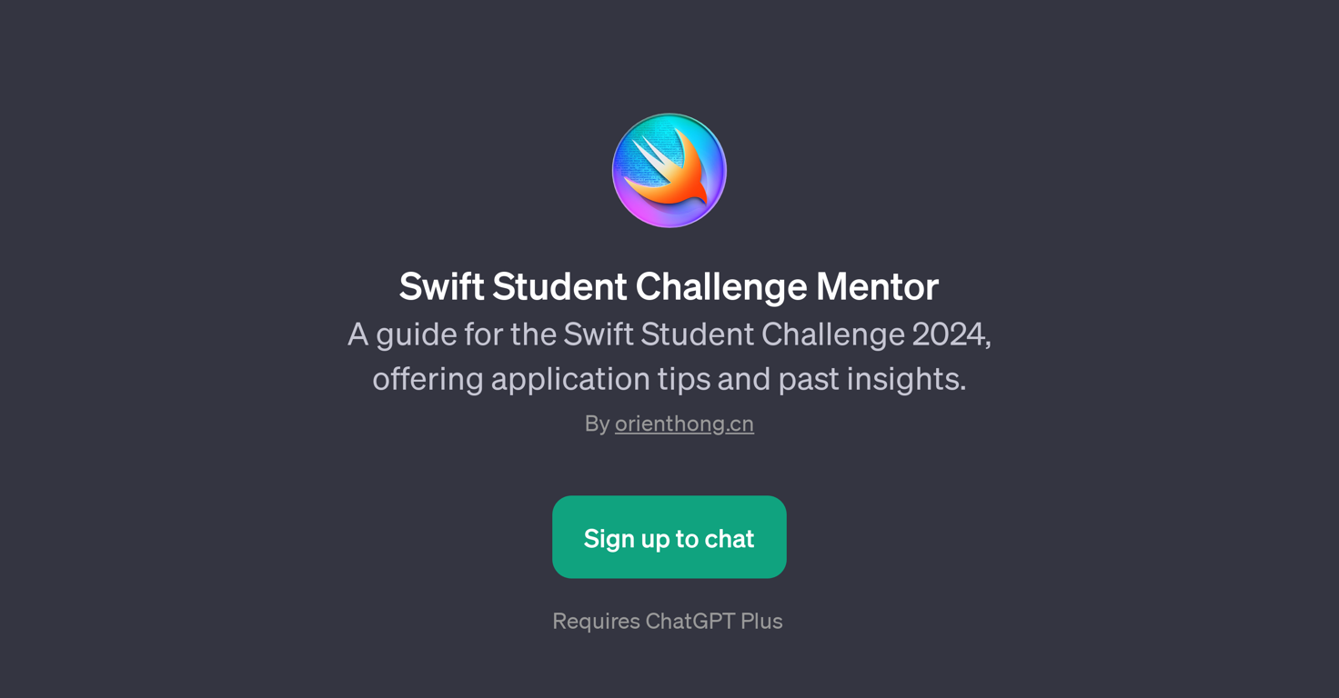 Swift Student Challenge Mentor website