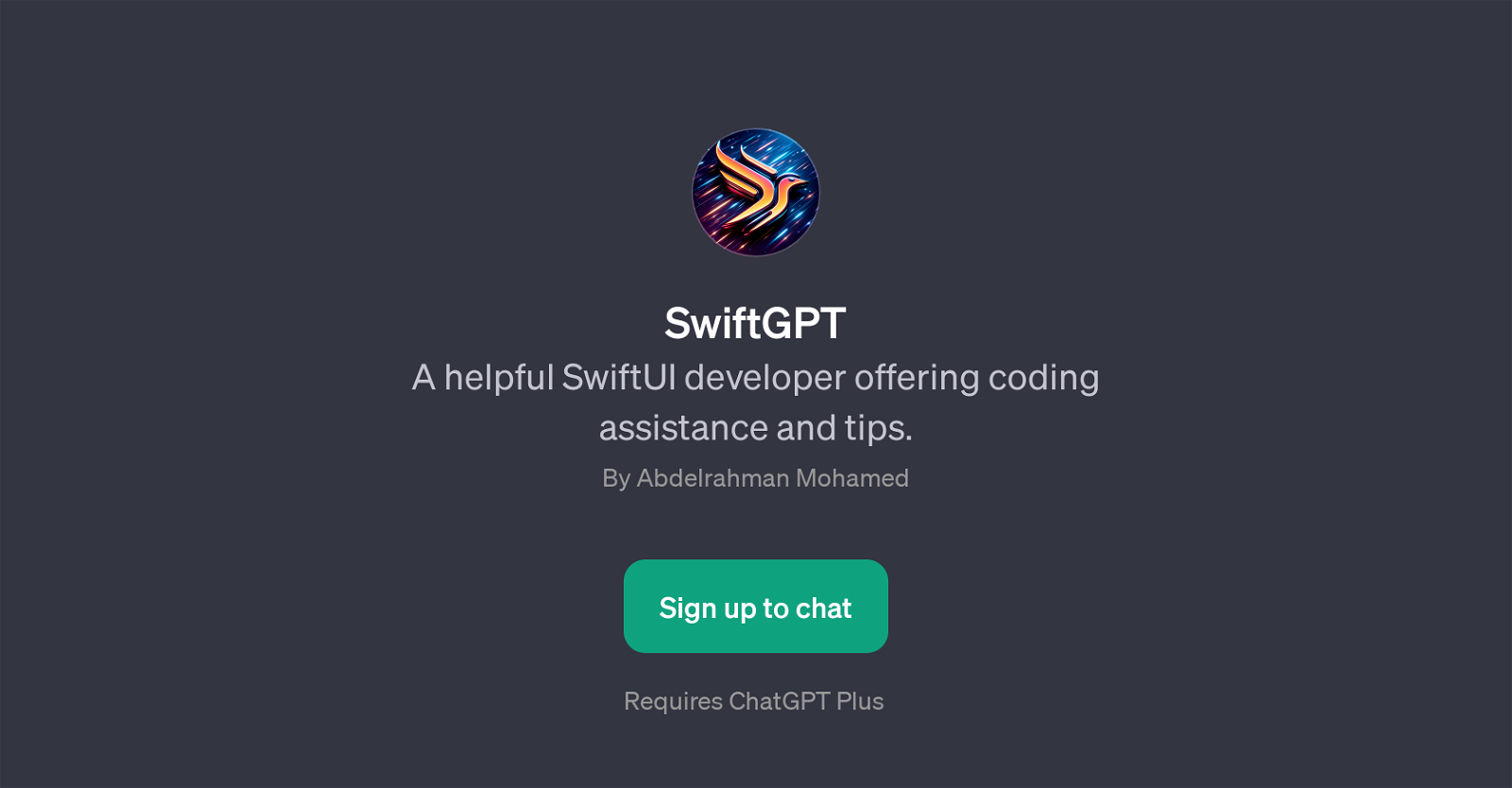 SwiftGPT website
