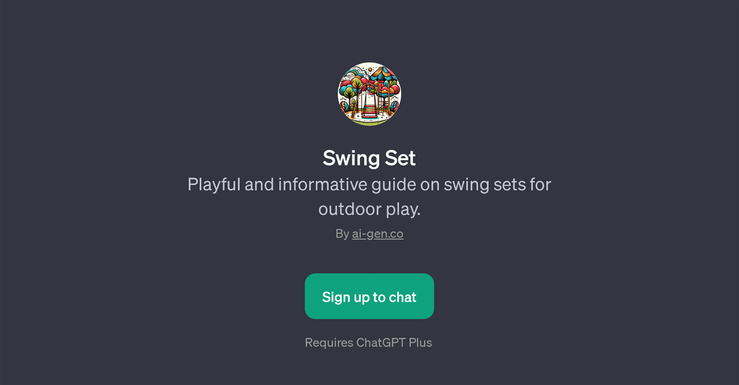 Swing Set website