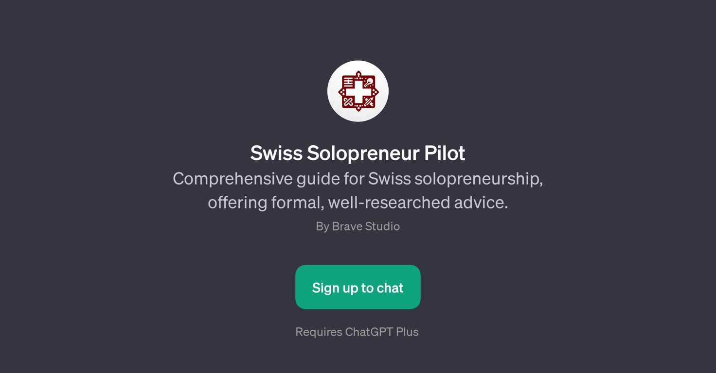 Swiss Solopreneur Pilot GPT website