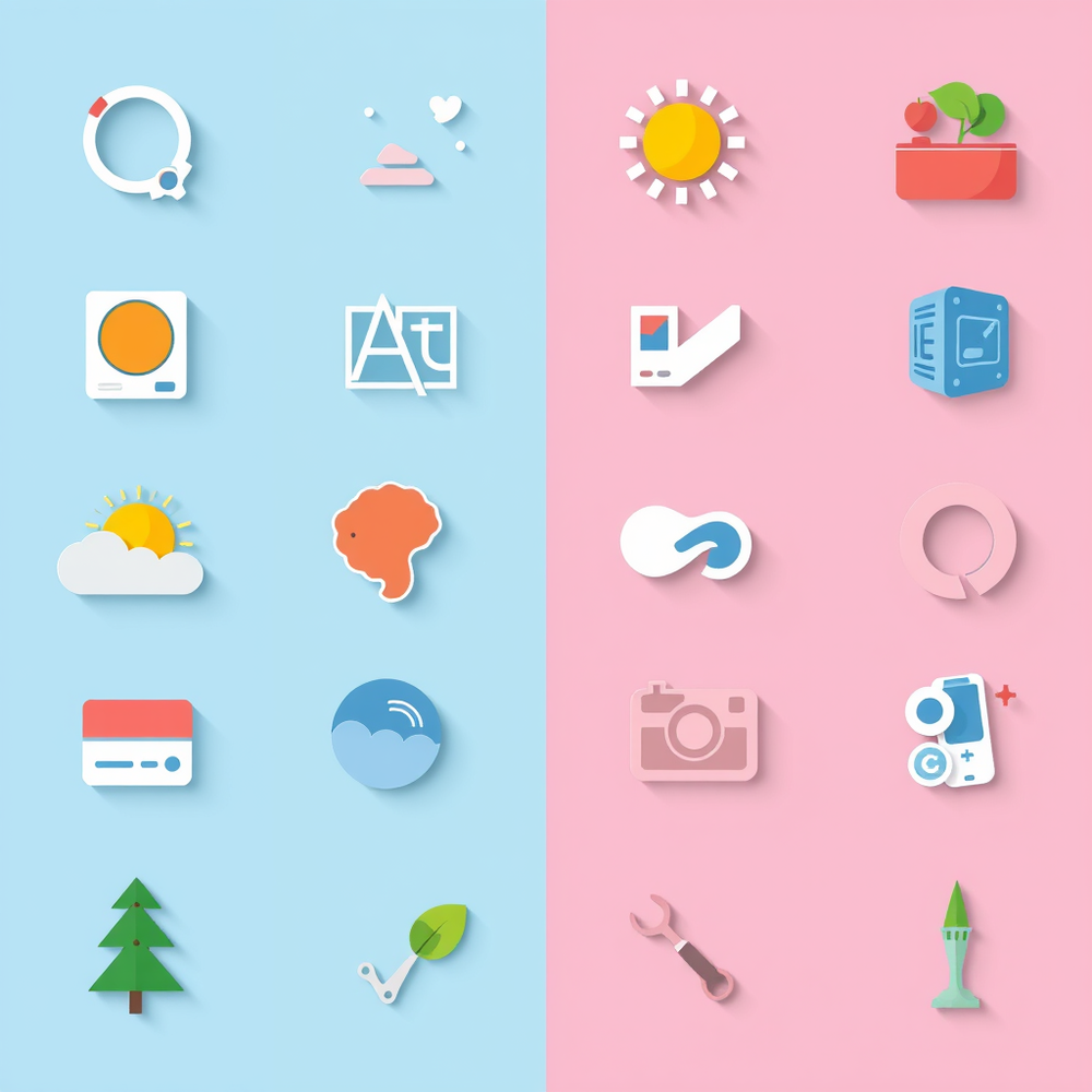 sxi fy flat icons generator website