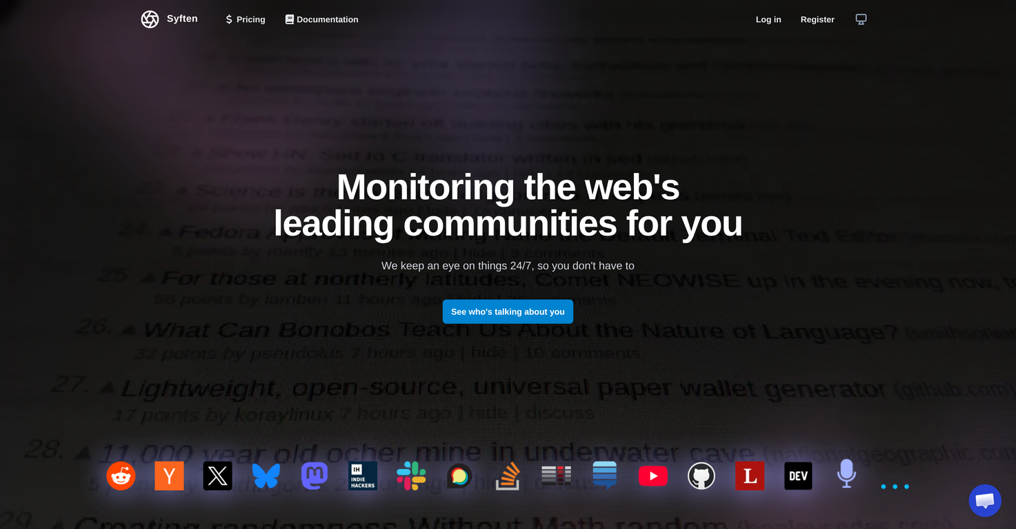 Syften website