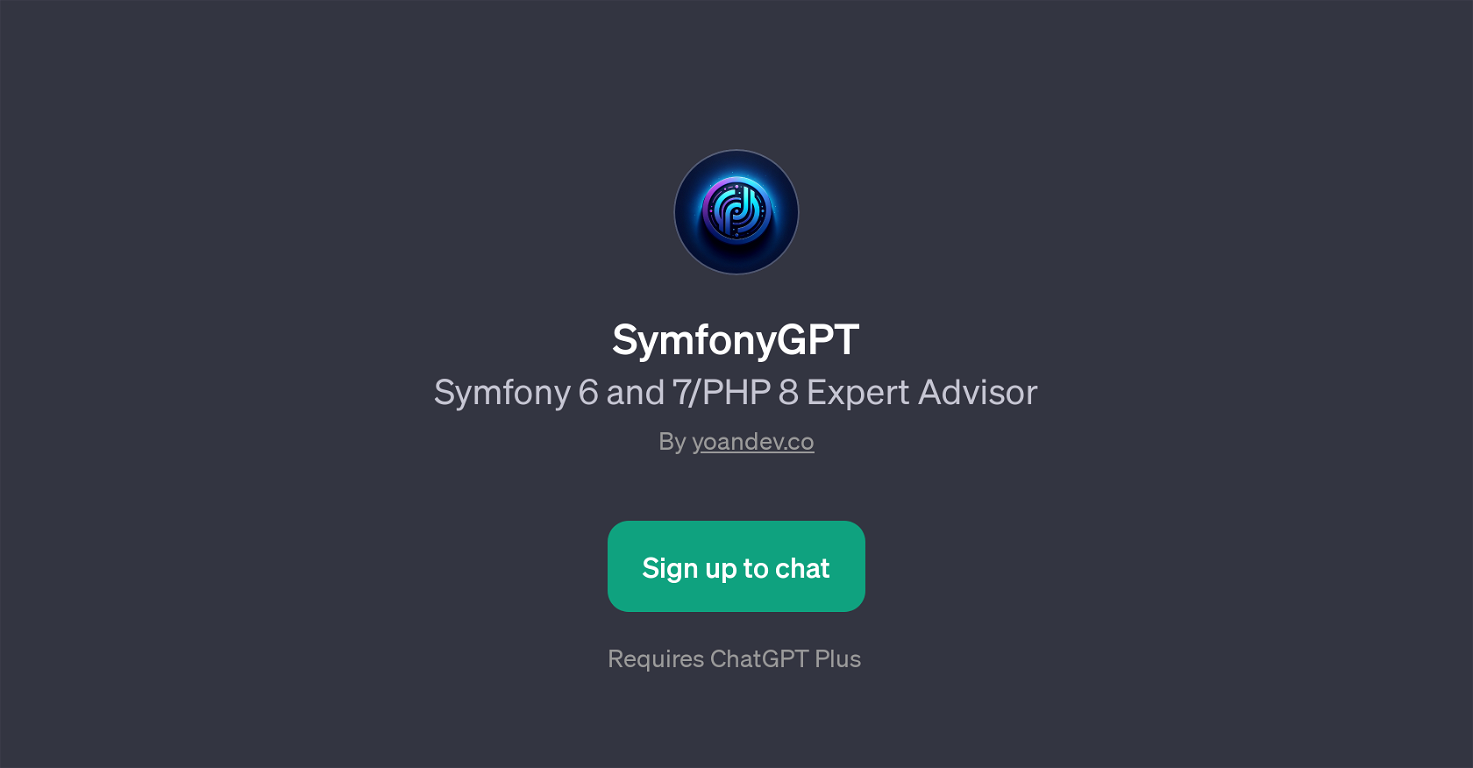 SymfonyGPT website