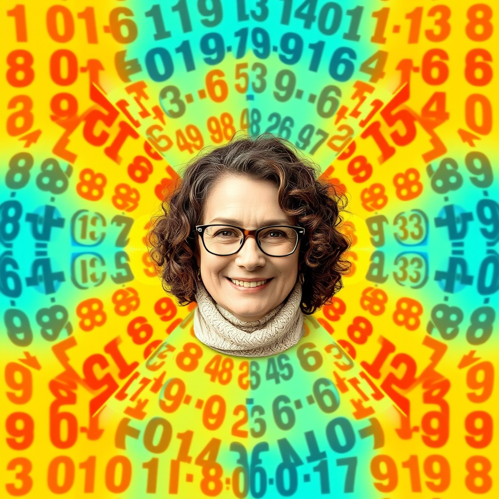 Symmetrical abstract  pattern in a stereogram website