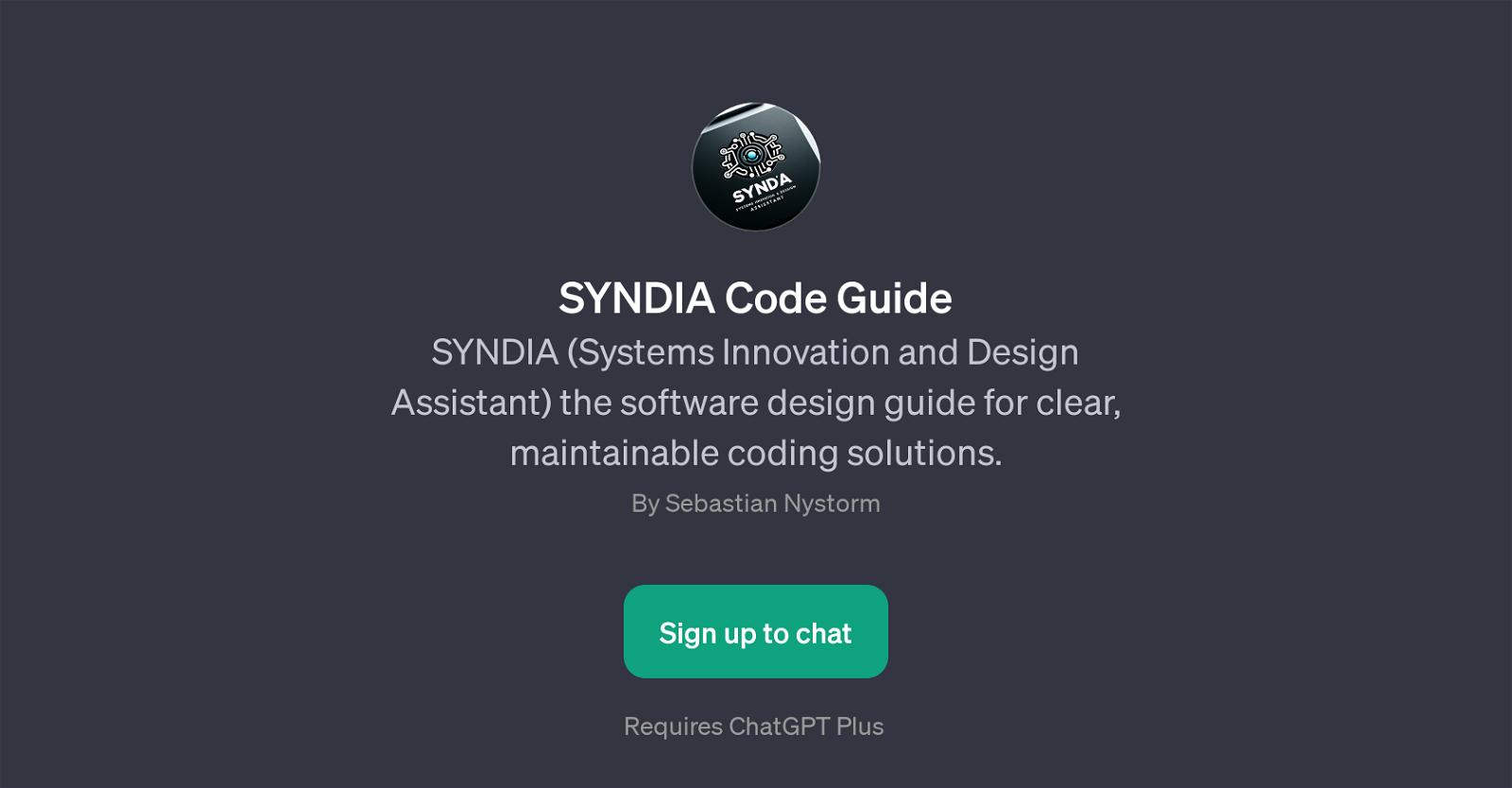 SYNDIA Code Guide website