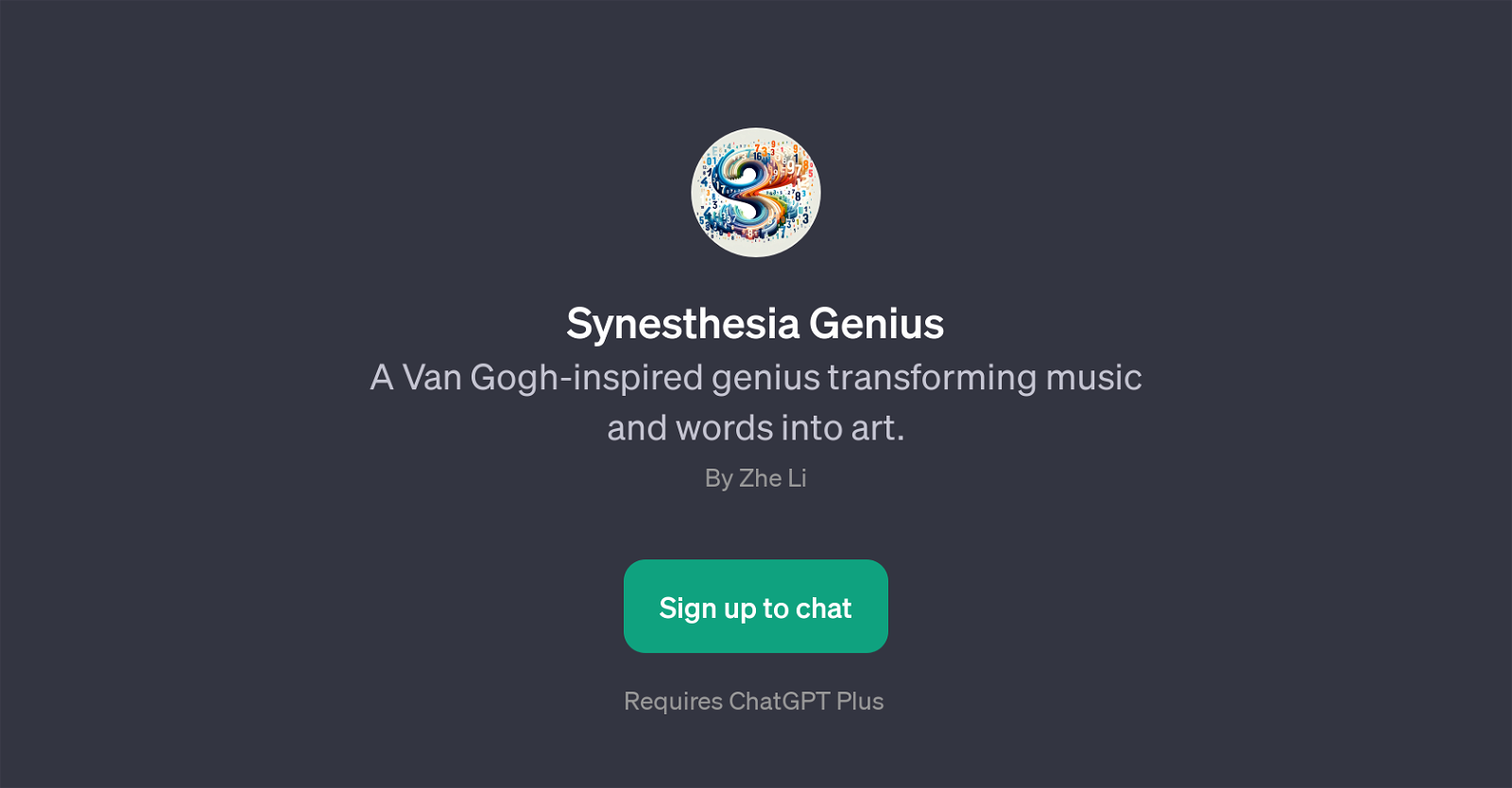 Synesthesia Genius website