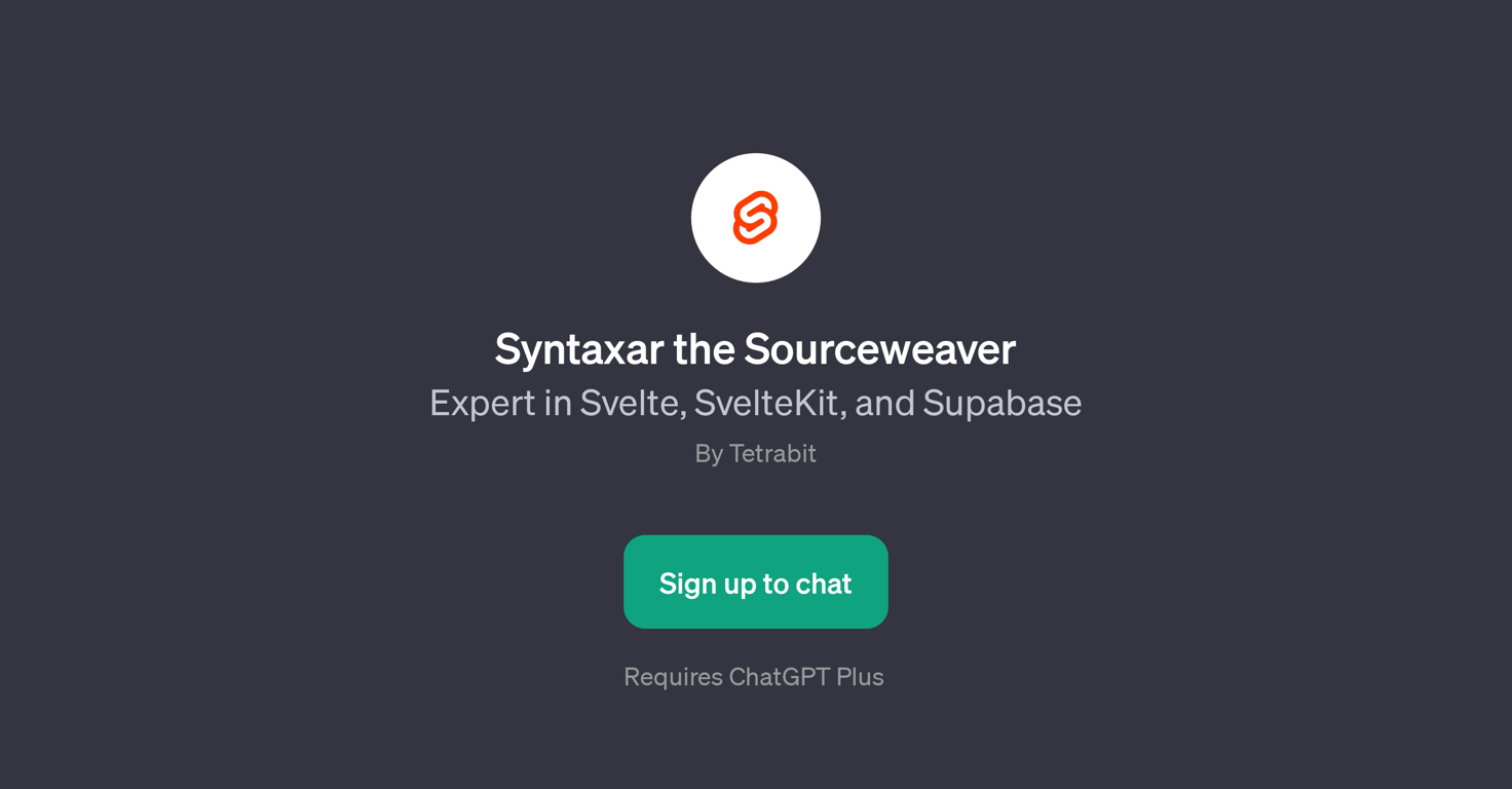 Syntaxar the Sourceweaver website