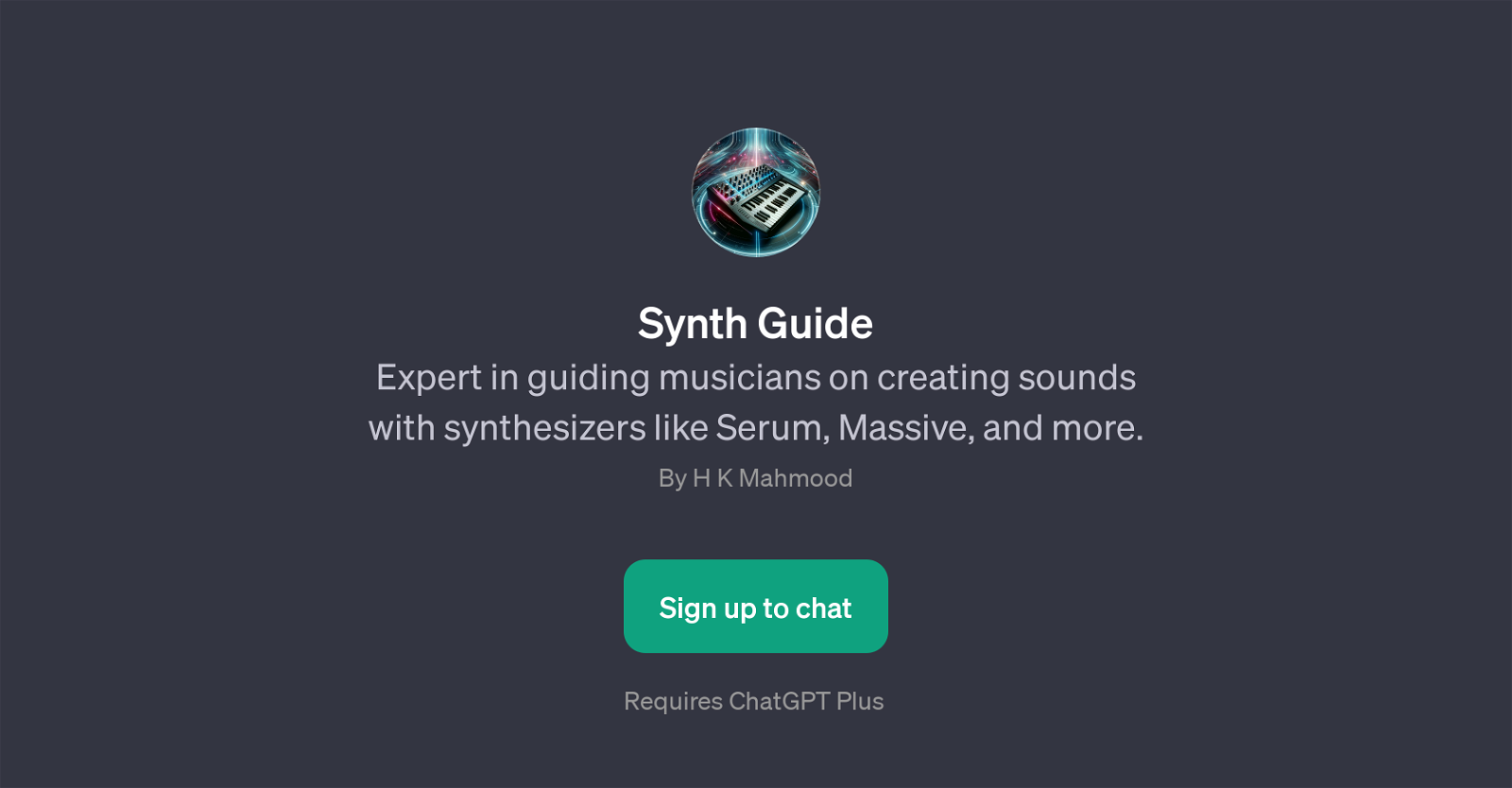 Synth Guide website