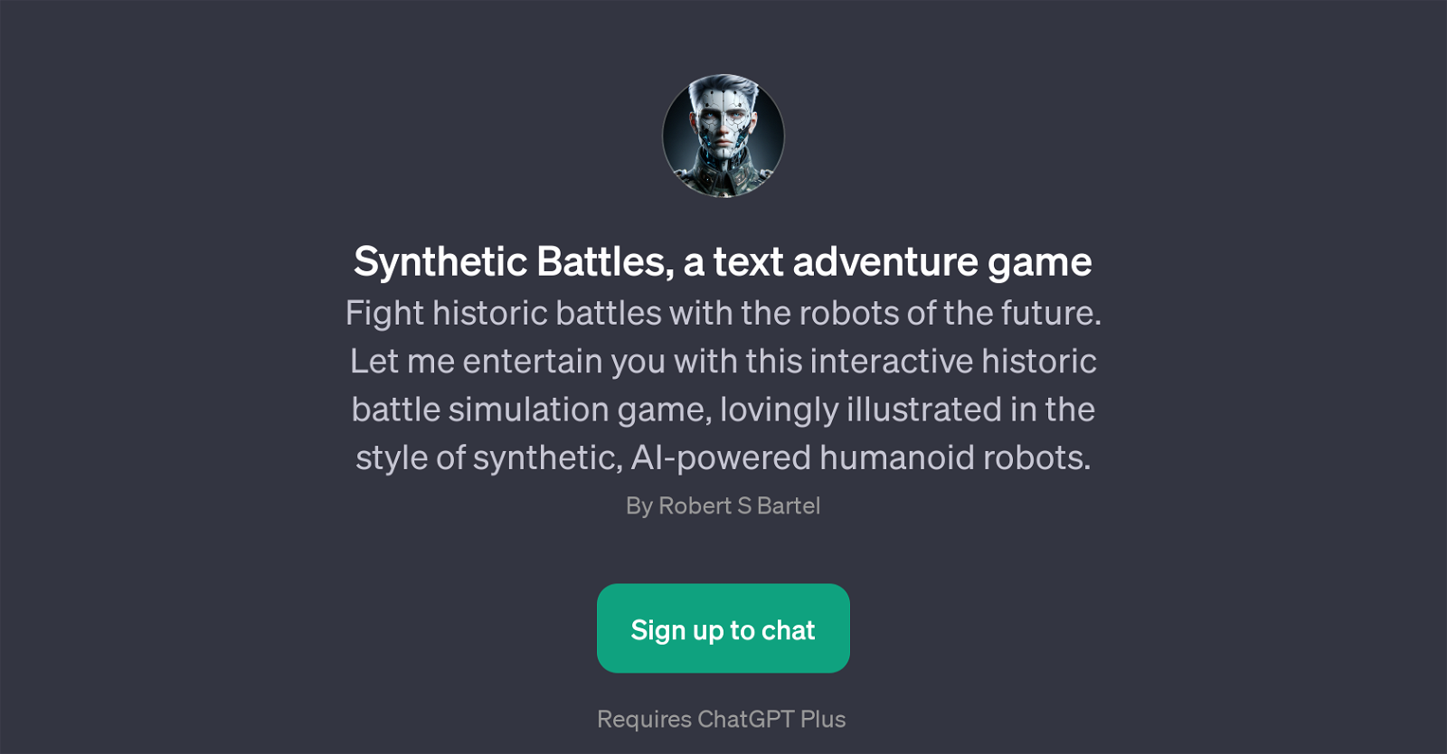 Synthetic Battles website