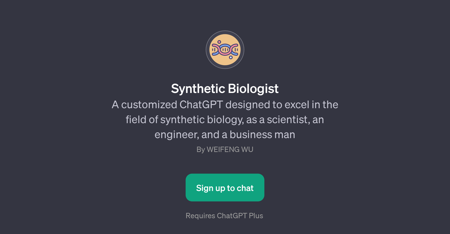Synthetic Biologist website