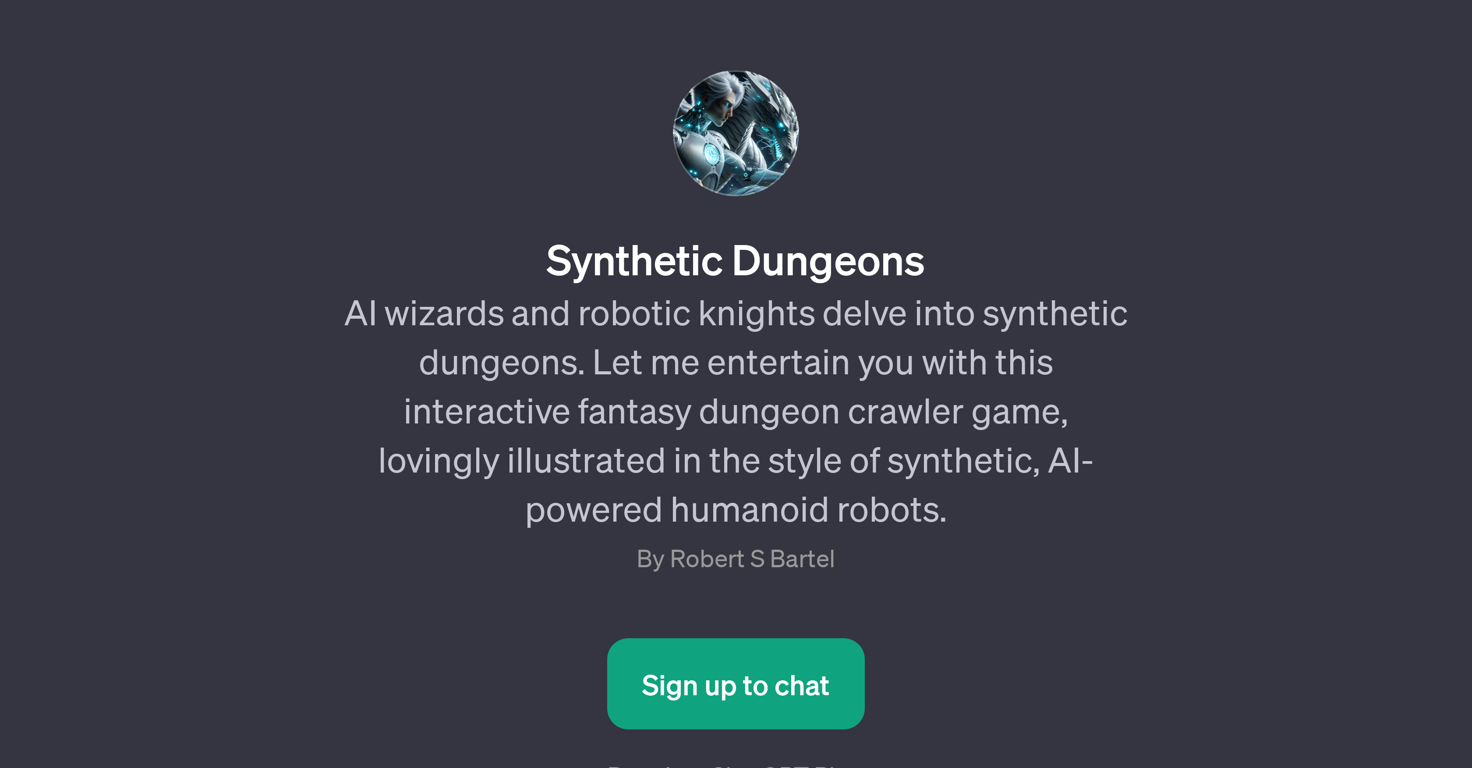 Synthetic Dungeons website