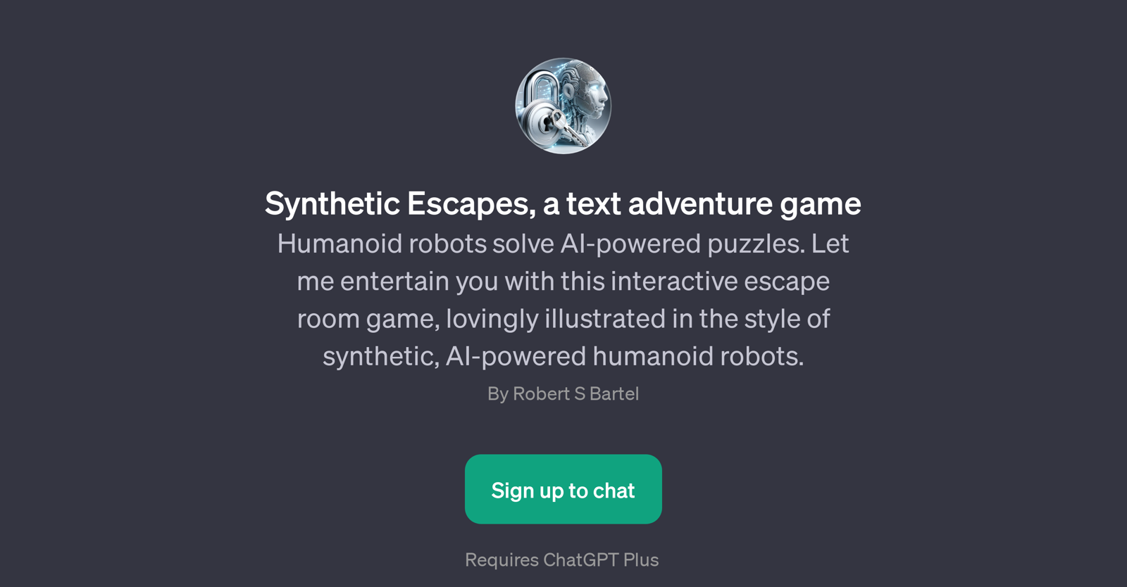 Synthetic Escapes website