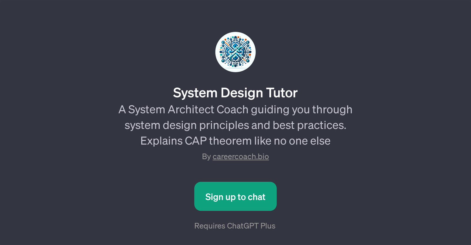System Design Tutor website