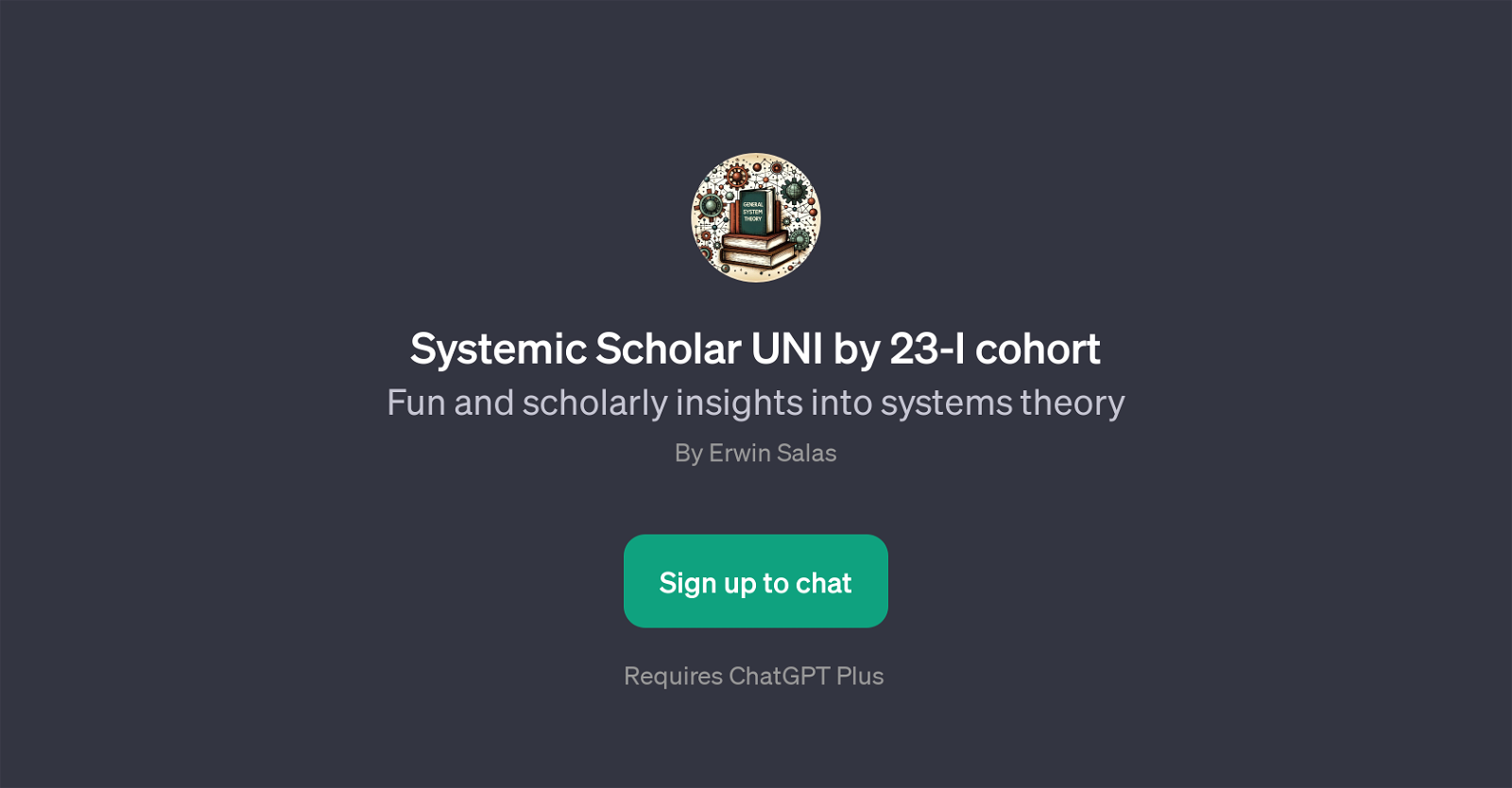 Systemic Scholar UNI by 23-I cohort website