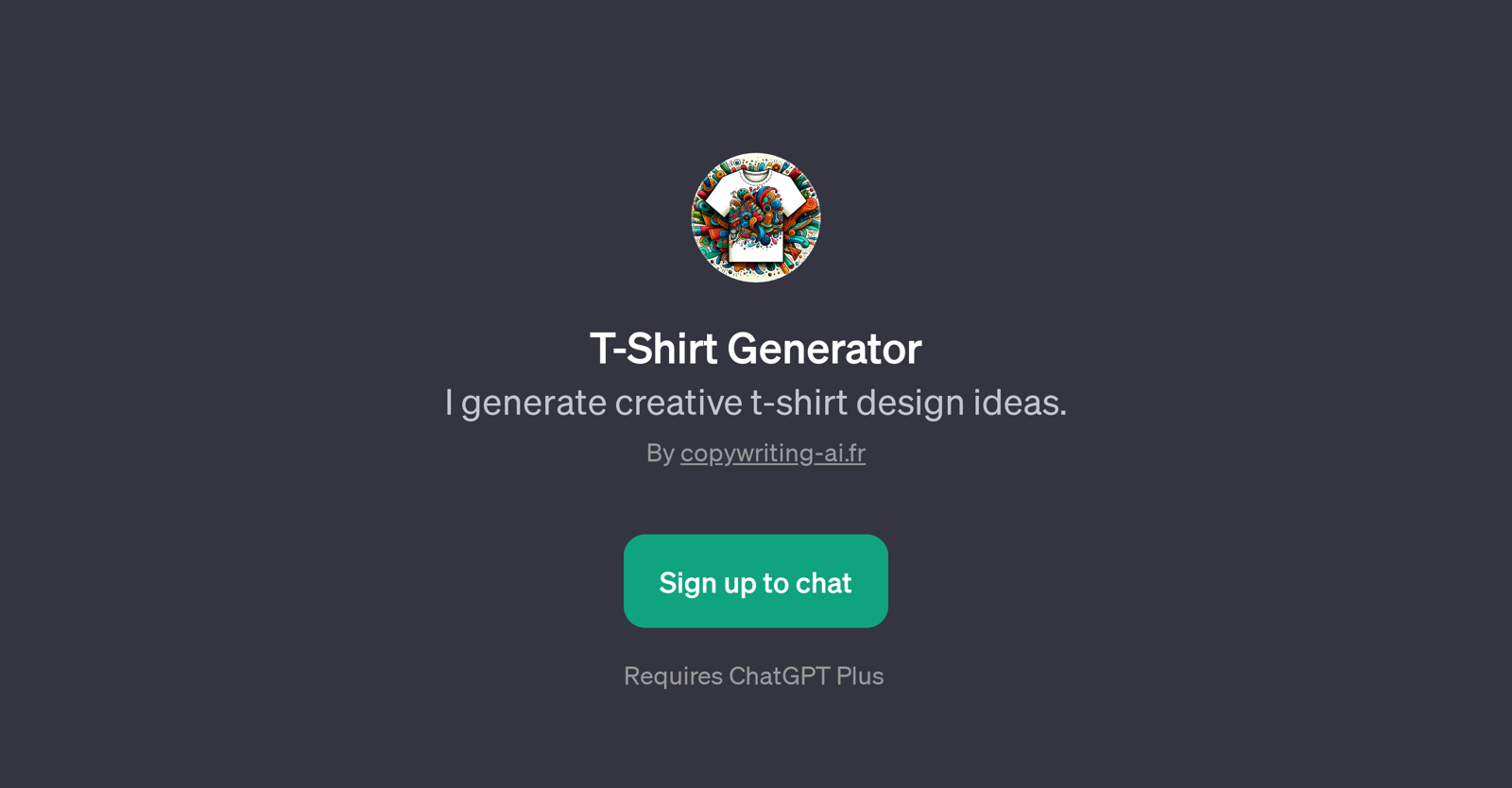 T-Shirt Generator website