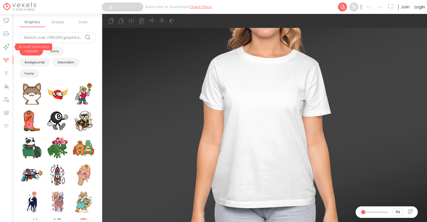 T-Shirt Maker website
