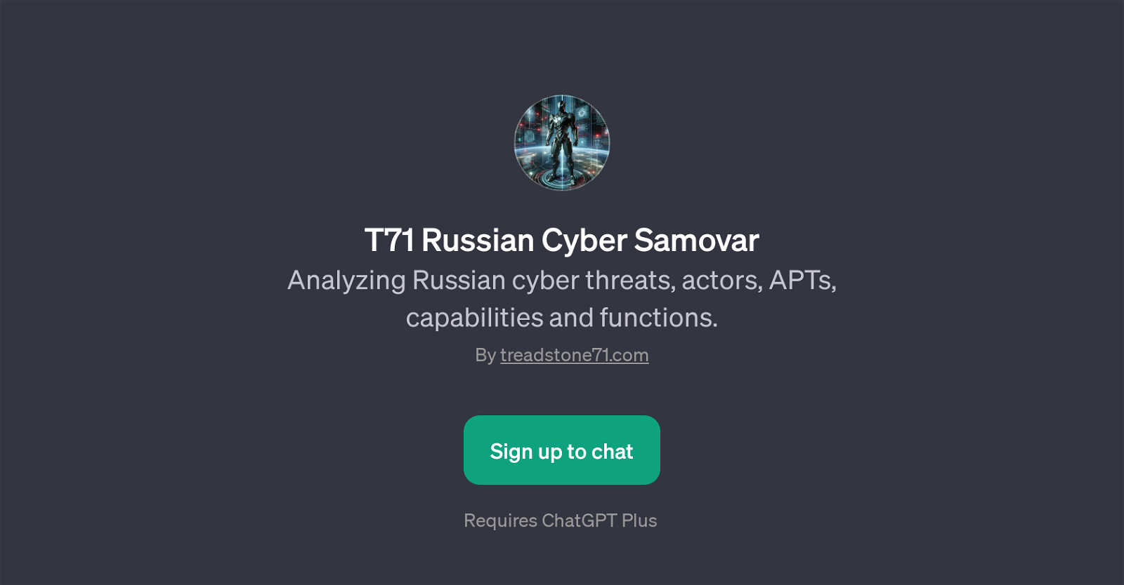 T71 Russian Cyber Samovar website