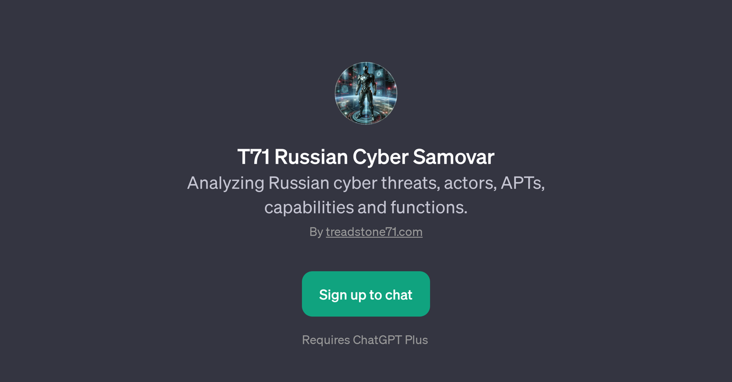 T71 Russian Cyber Samovar website