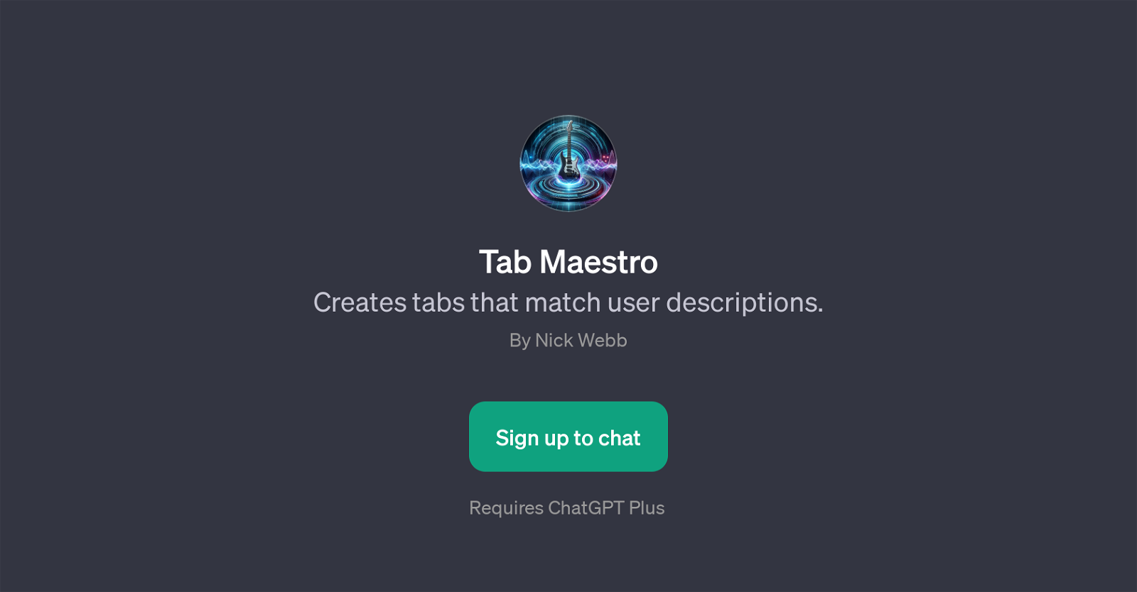 Tab Maestro website