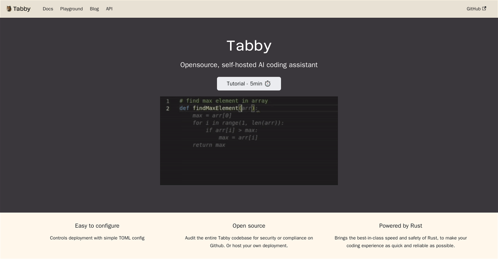 Tabby website