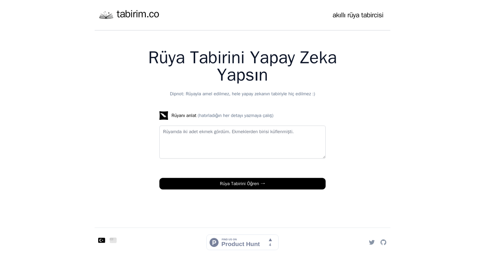 Tabirim website