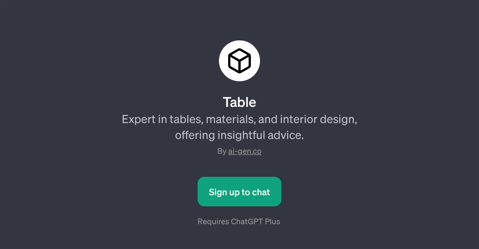 Table website