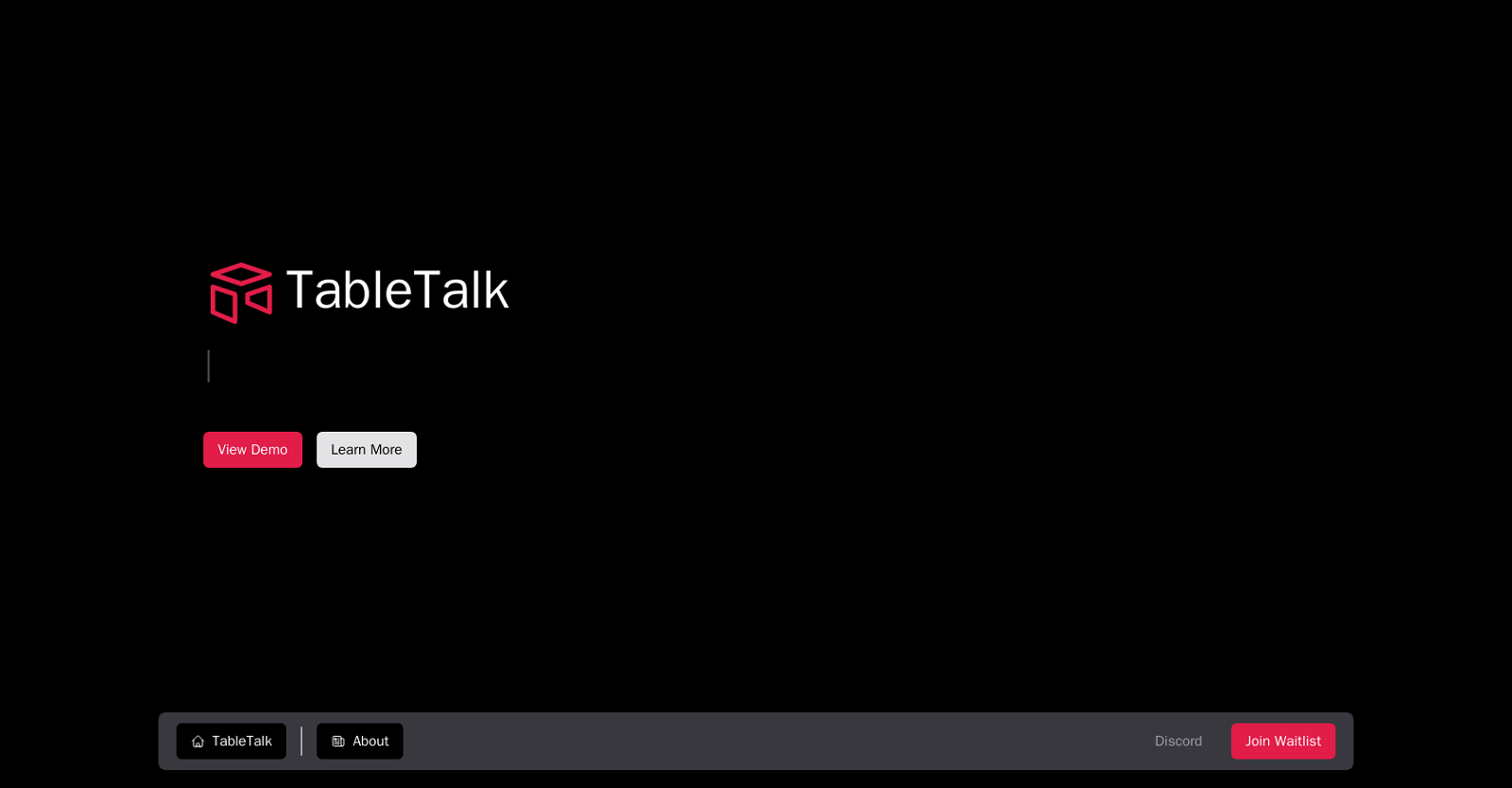 TableTalk website