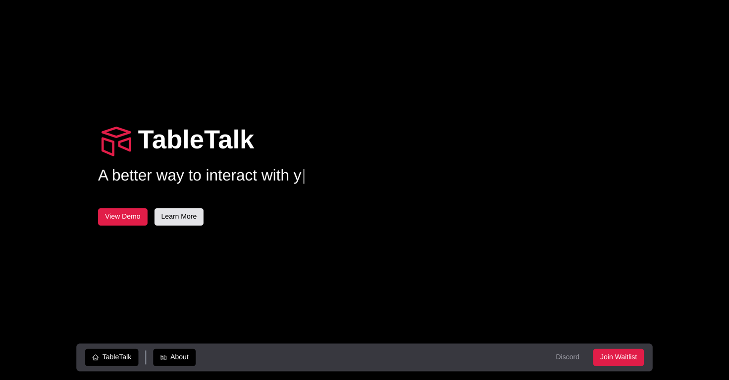 TableTalk website