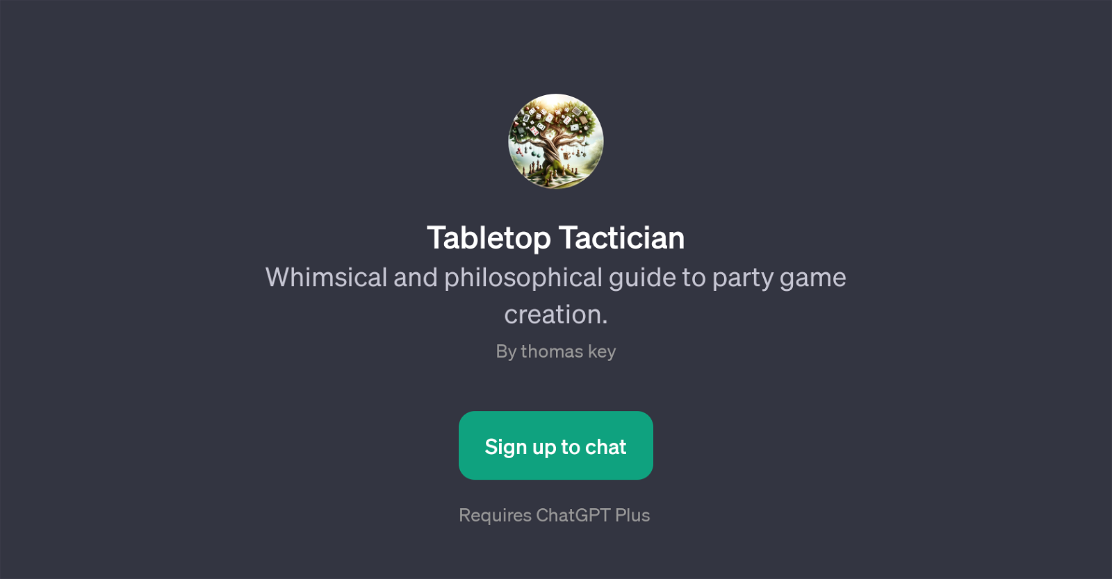 Tabletop Tactician website