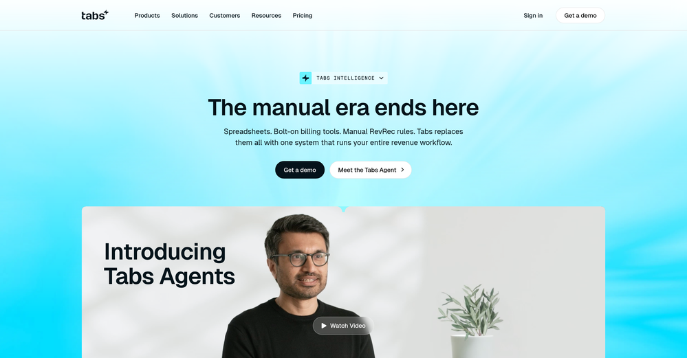Tabs AI website