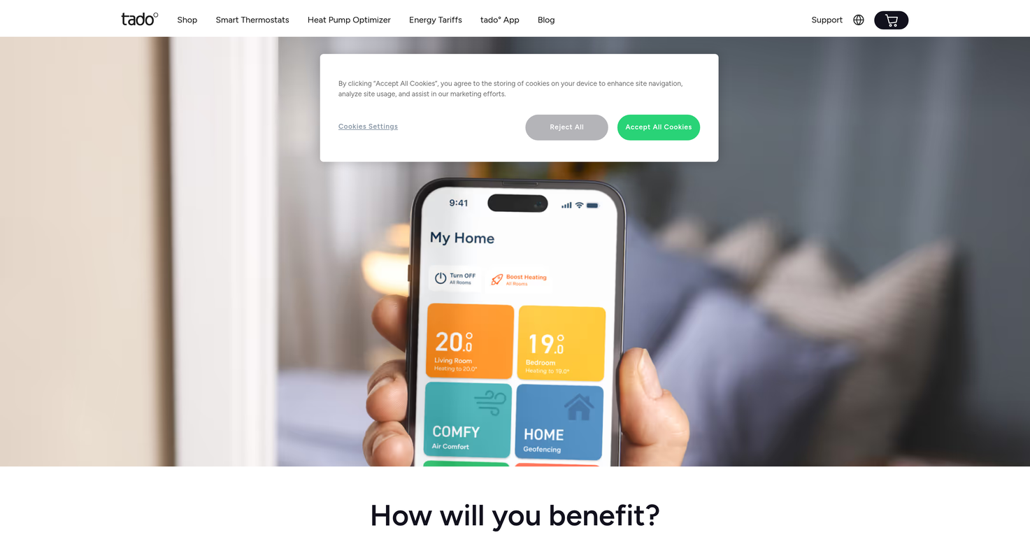 tado website