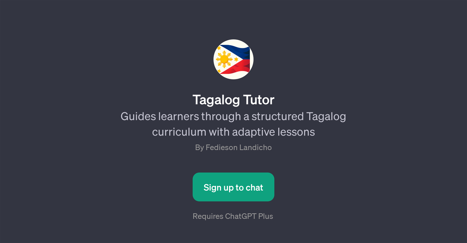 Tagalog Tutor website