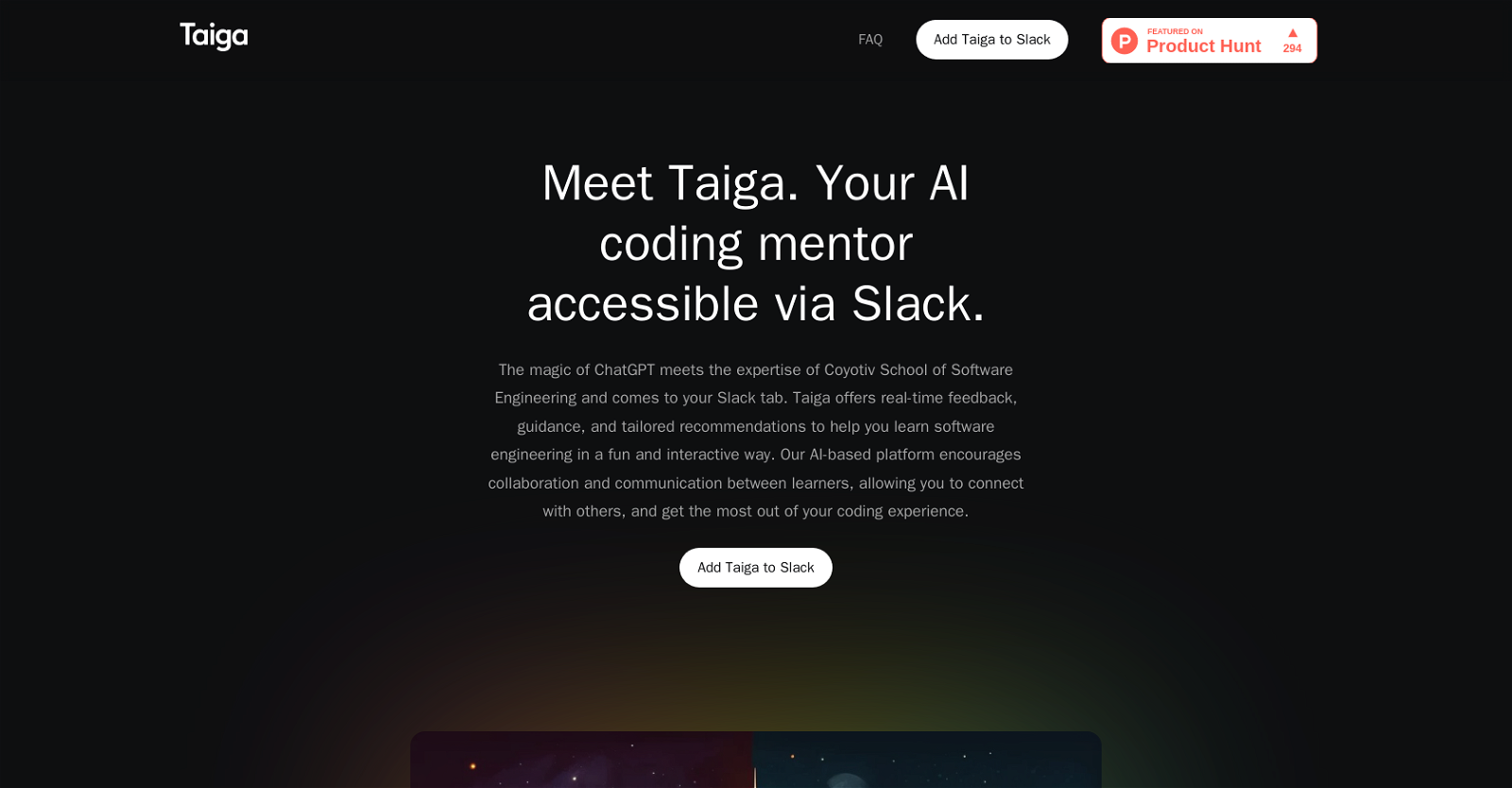 Taiga  website