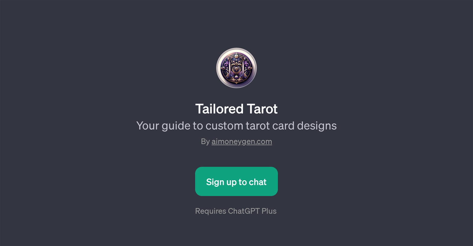 Tailored Tarot website