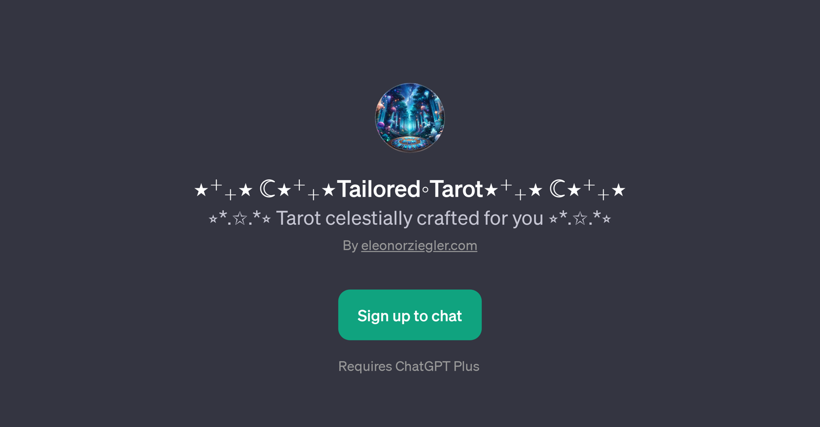 Tailored Tarot website