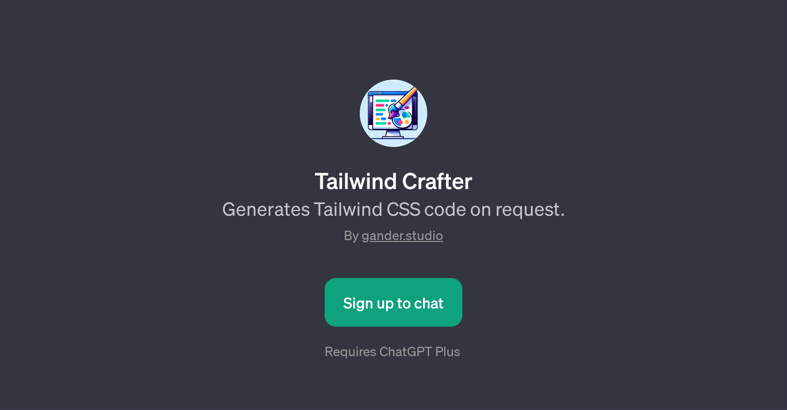 Tailwind Crafter website