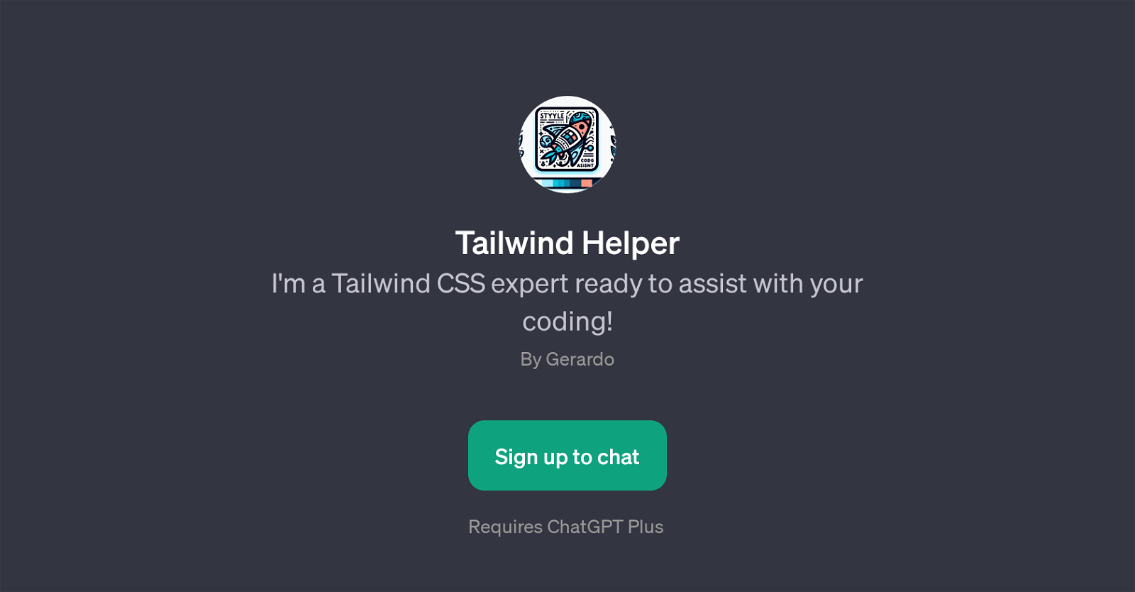 Tailwind Helper website