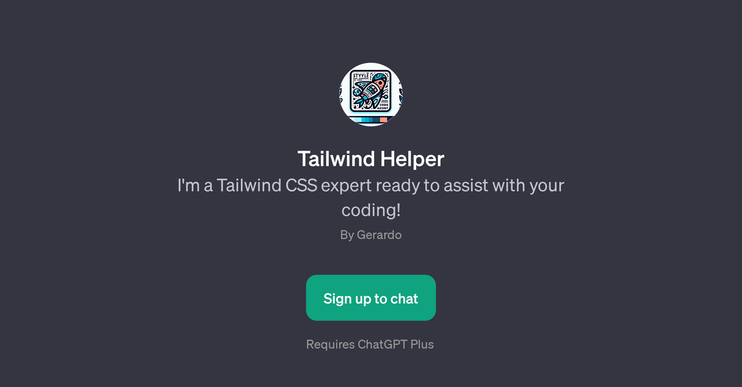 Tailwind Helper website