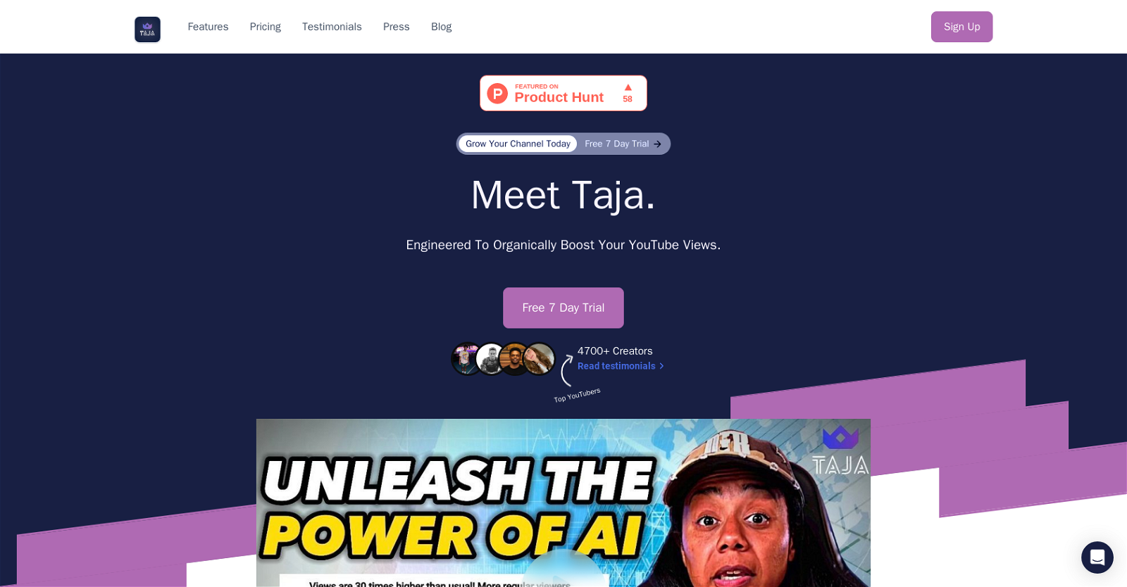 Taja website