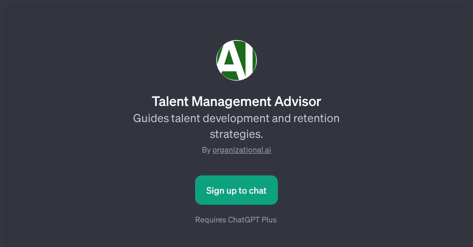 Talent Management Advisor website