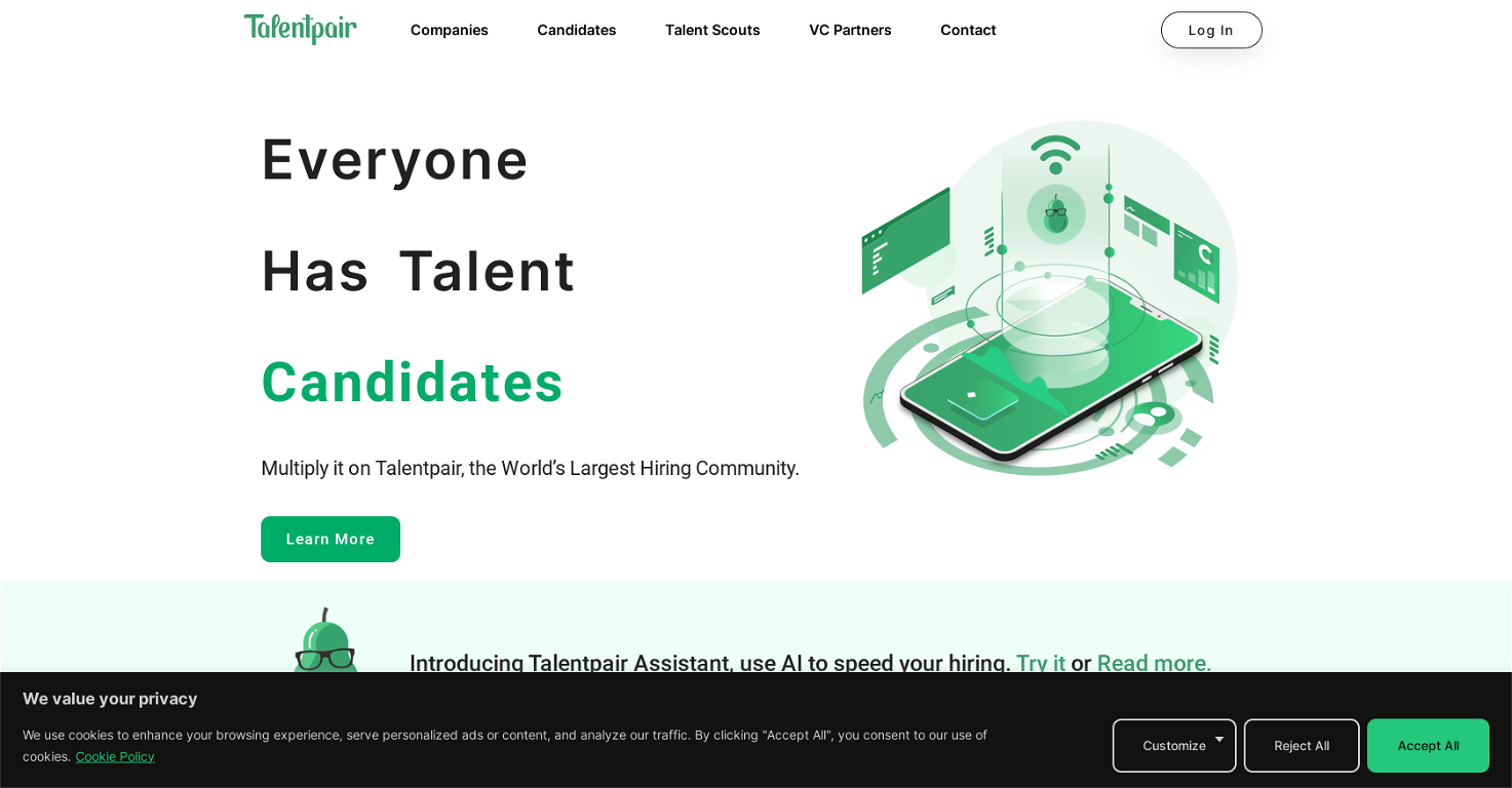 Talentpair website
