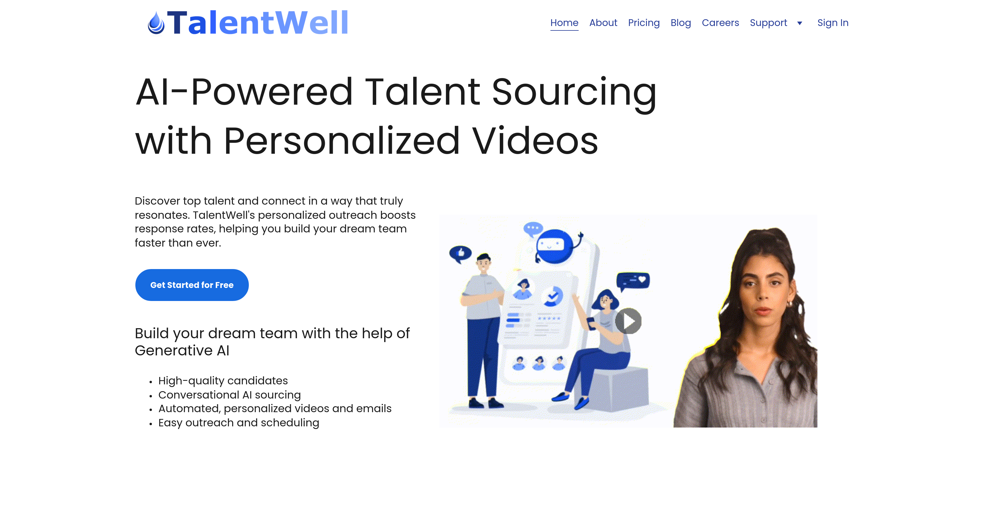 TalentWell AI preview