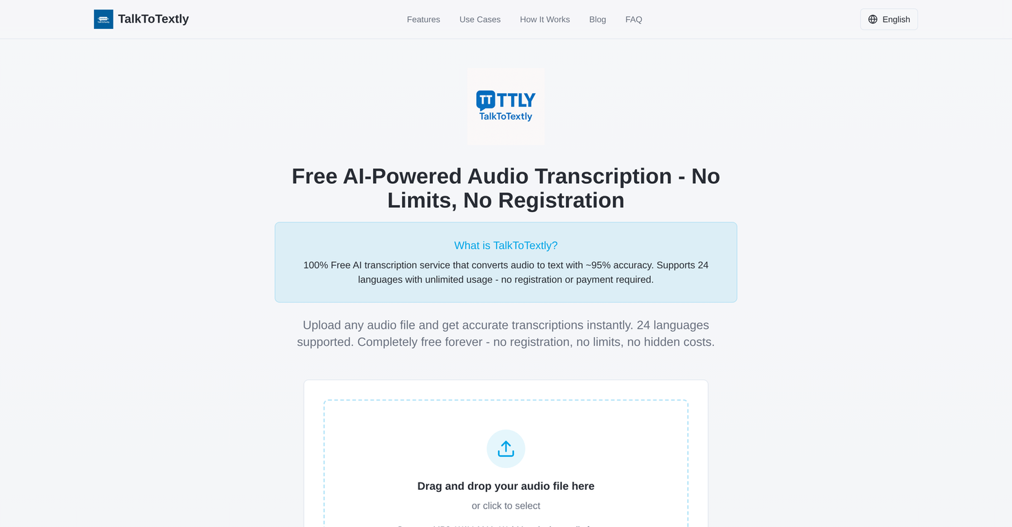 TalkToTextly website