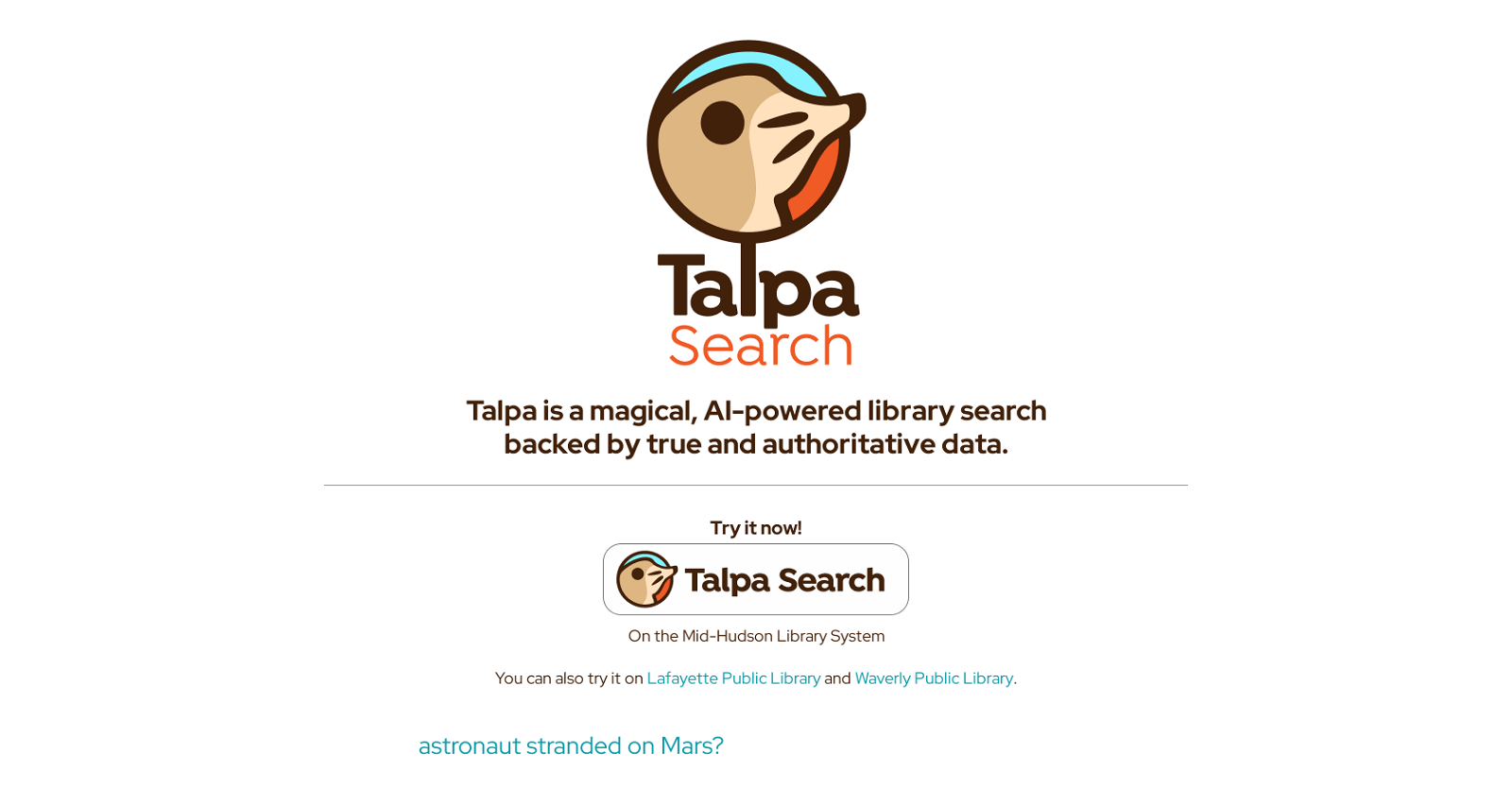 Talpa website