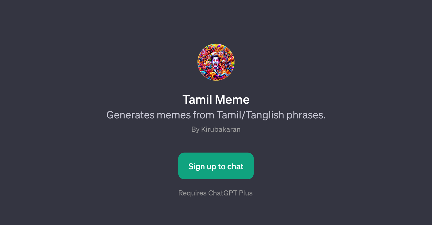 Tamil Meme website