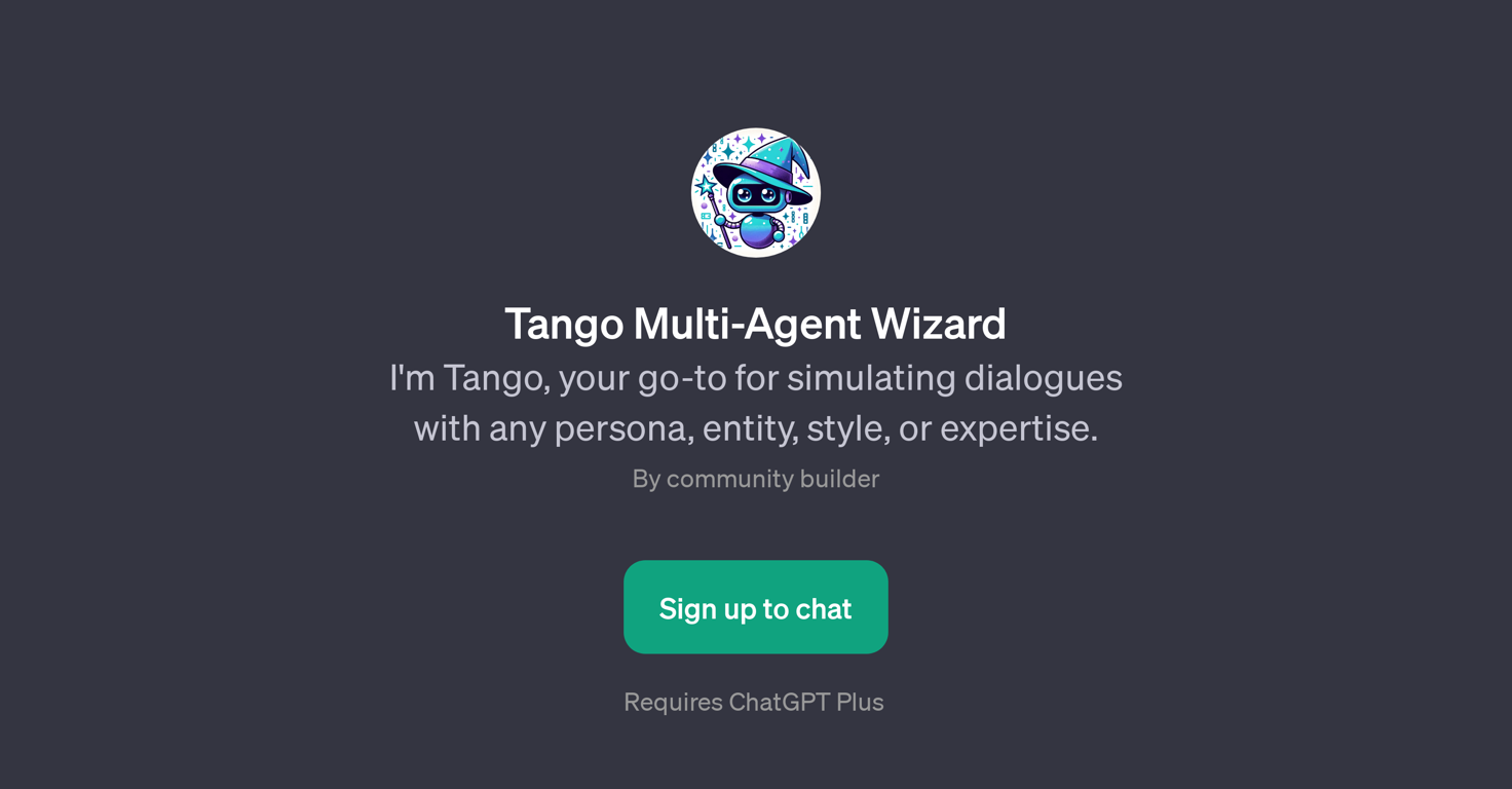 Tango Multi-Agent Wizard website